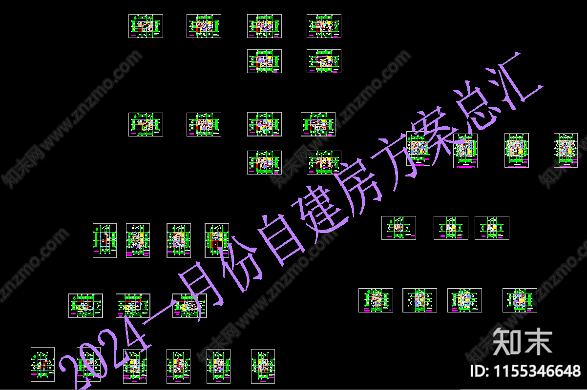 自建房室内平面图cad施工图下载【ID:1155346648】