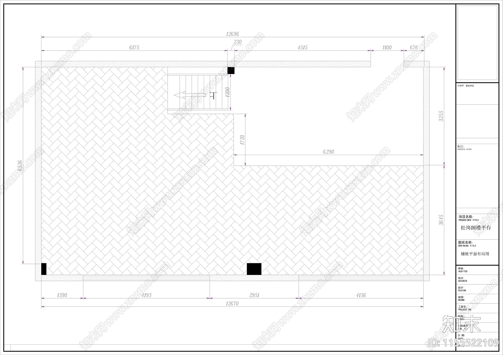 仓库货架平面布置图cad施工图下载【ID:1155522109】