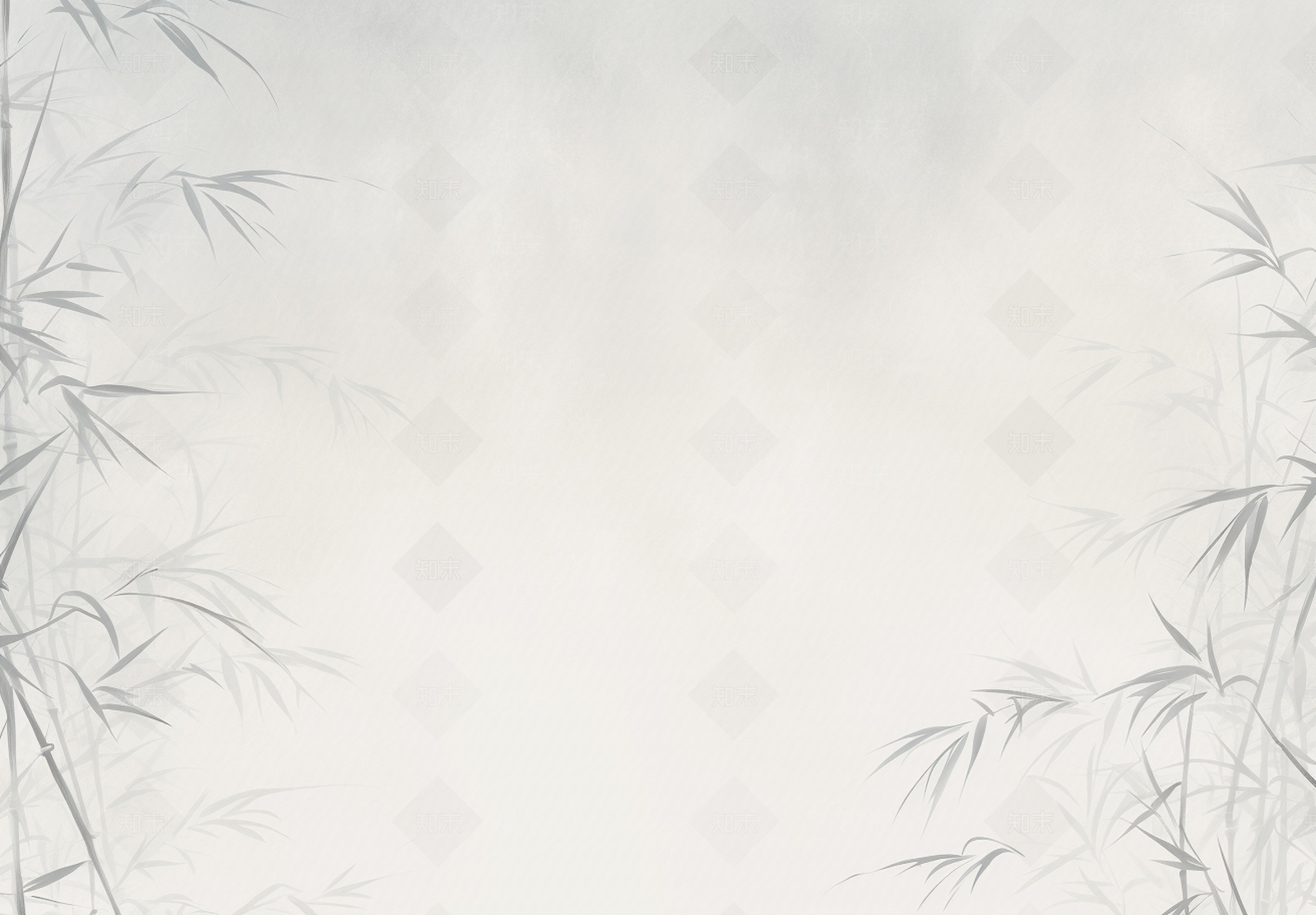 中式水墨竹子壁画贴图下载【ID:1155362737】