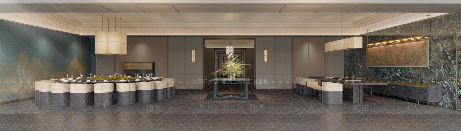 新中式茶馆3D模型下载【ID:1214561286】