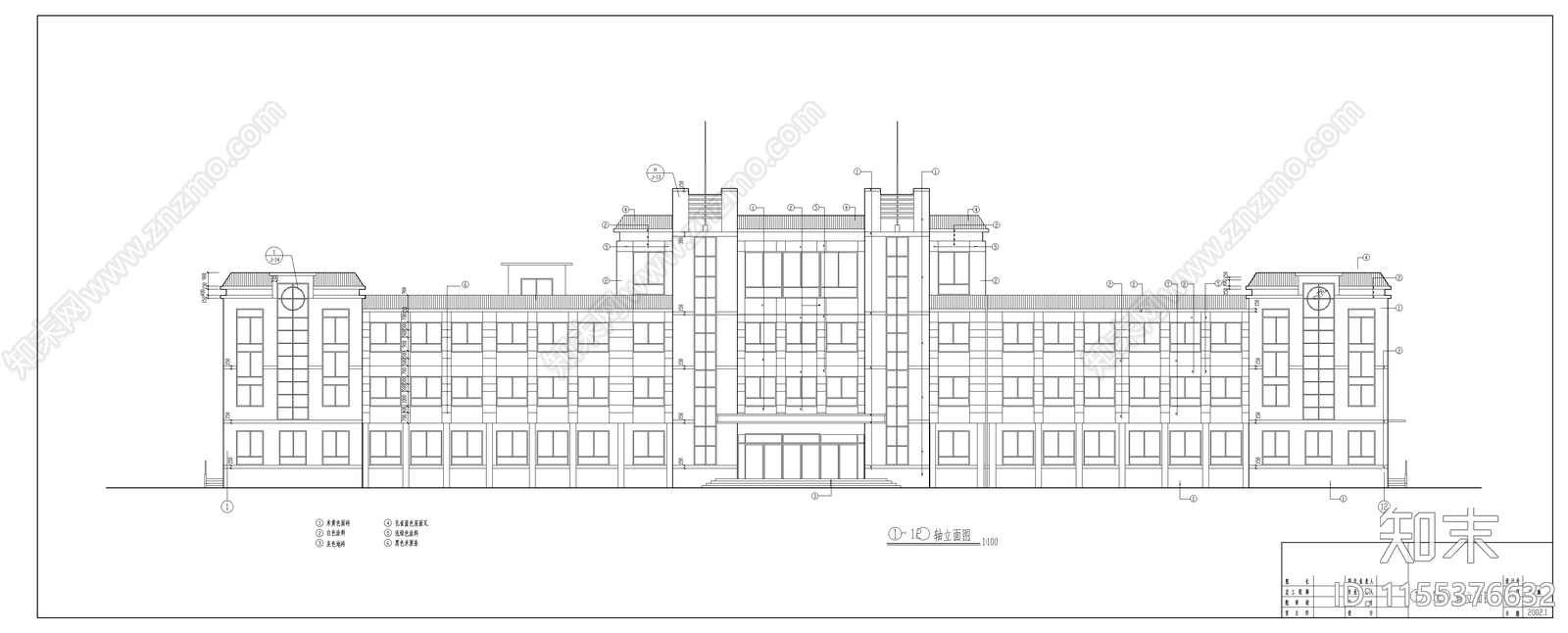 小学教学楼建筑施工图下载【ID:1155376632】