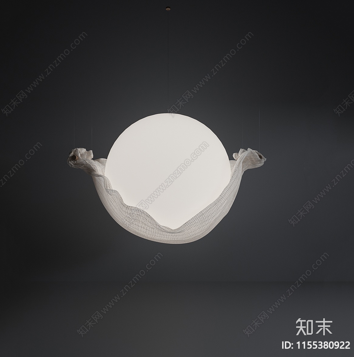 现代吊灯3D模型下载【ID:1155380922】