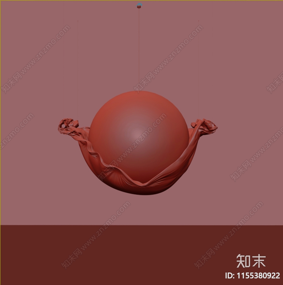 现代吊灯3D模型下载【ID:1155380922】