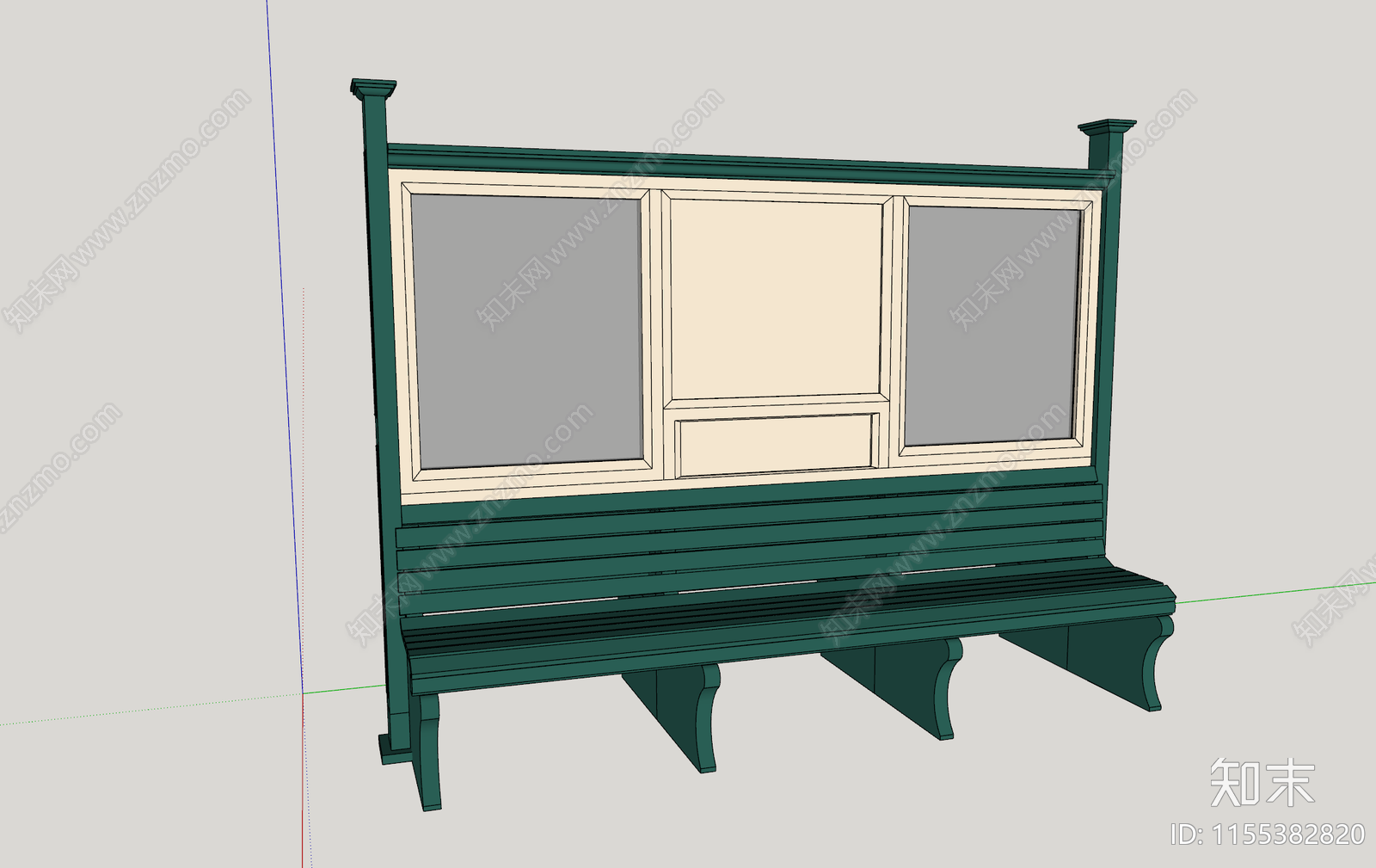 现代民国火车站椅子SU模型下载【ID:1155382820】
