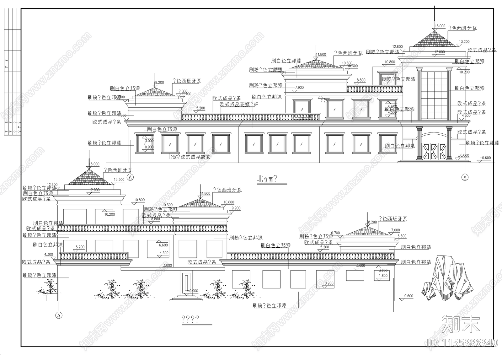 新村幼儿园建筑cad施工图下载【ID:1155386340】