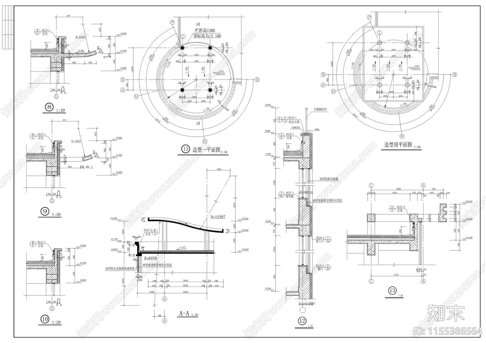学校教学楼建筑cad施工图下载【ID:1155386564】