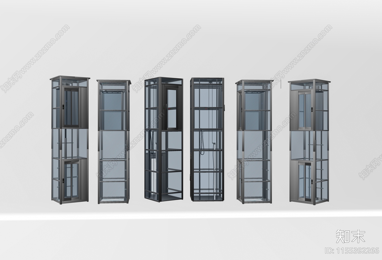 现代观光电梯SU模型下载【ID:1155392266】
