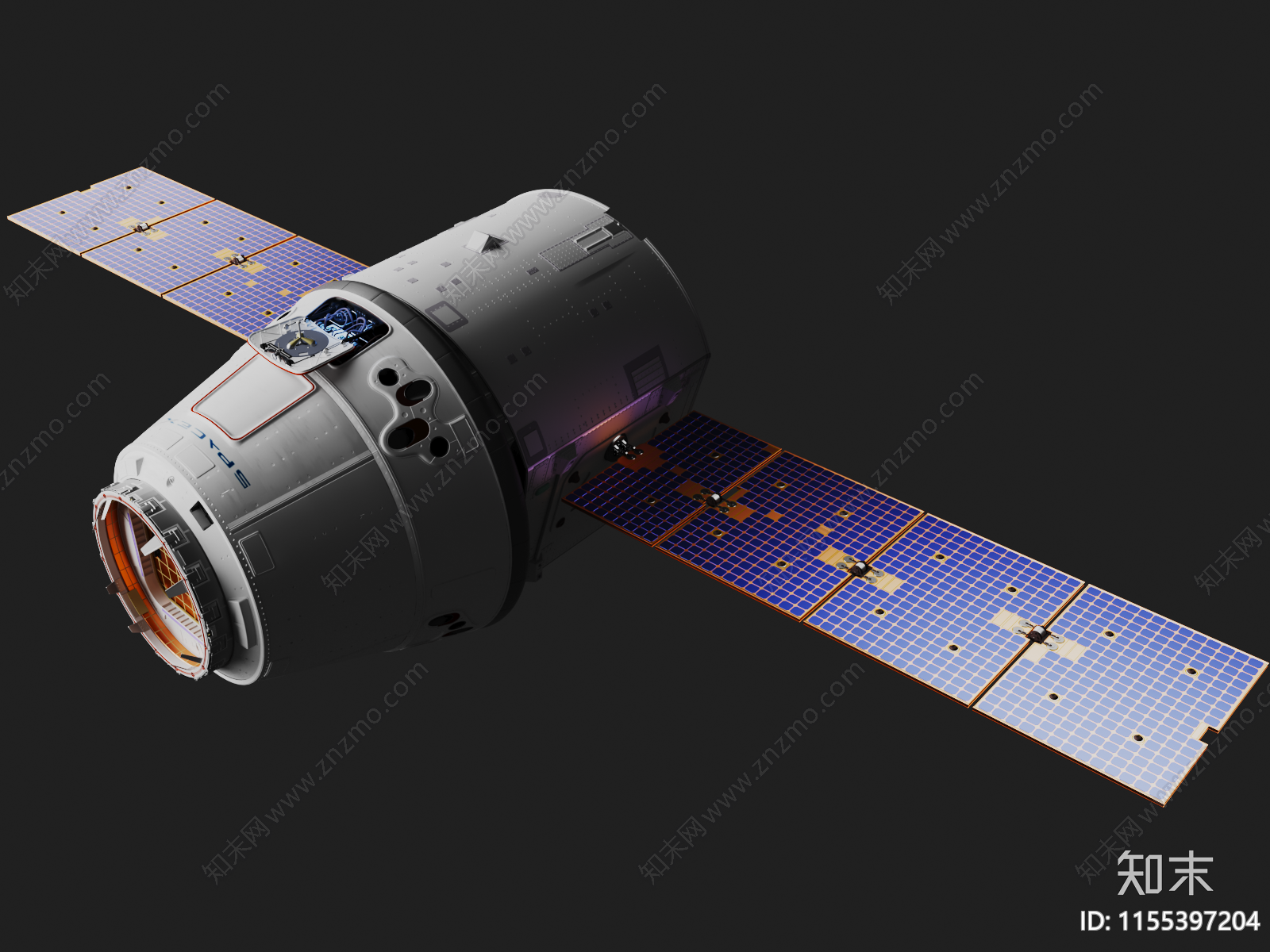 太空卫星3D模型下载【ID:1155397204】