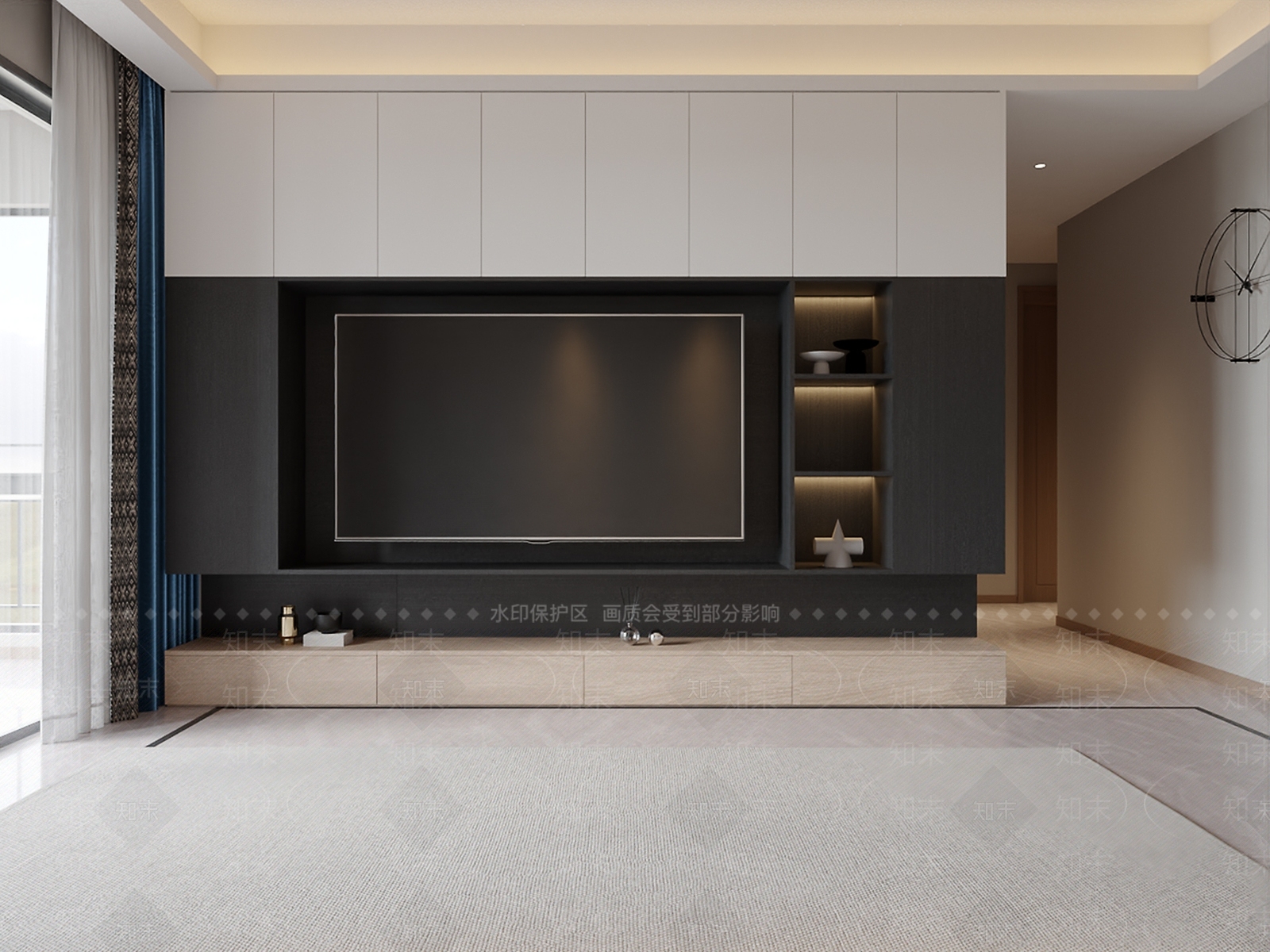 现代柜3D模型下载【ID:1155403353】