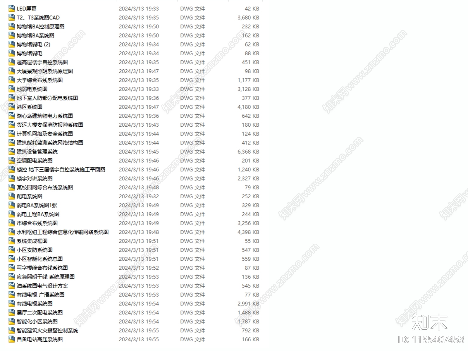 建筑弱电智能化学校小区施工图下载【ID:1155407453】