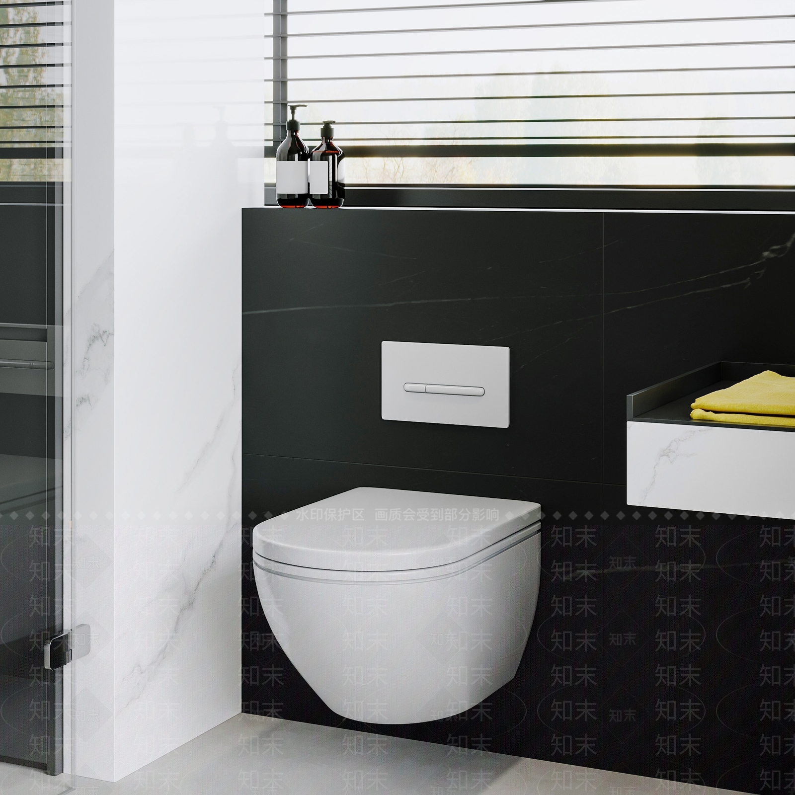 TOTO壁挂马桶SU模型下载【ID:1155426826】