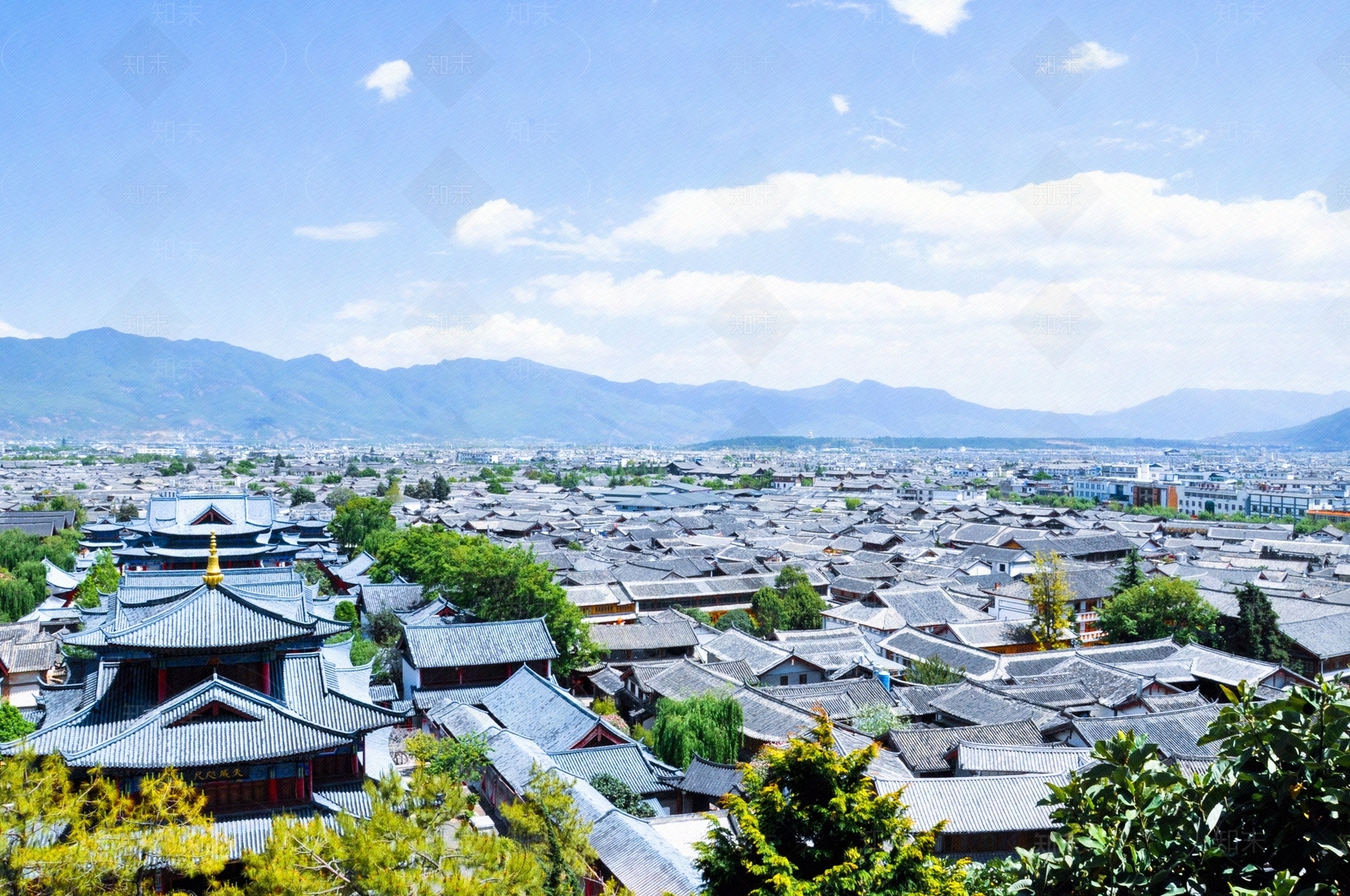 城市背景高清贴图材质