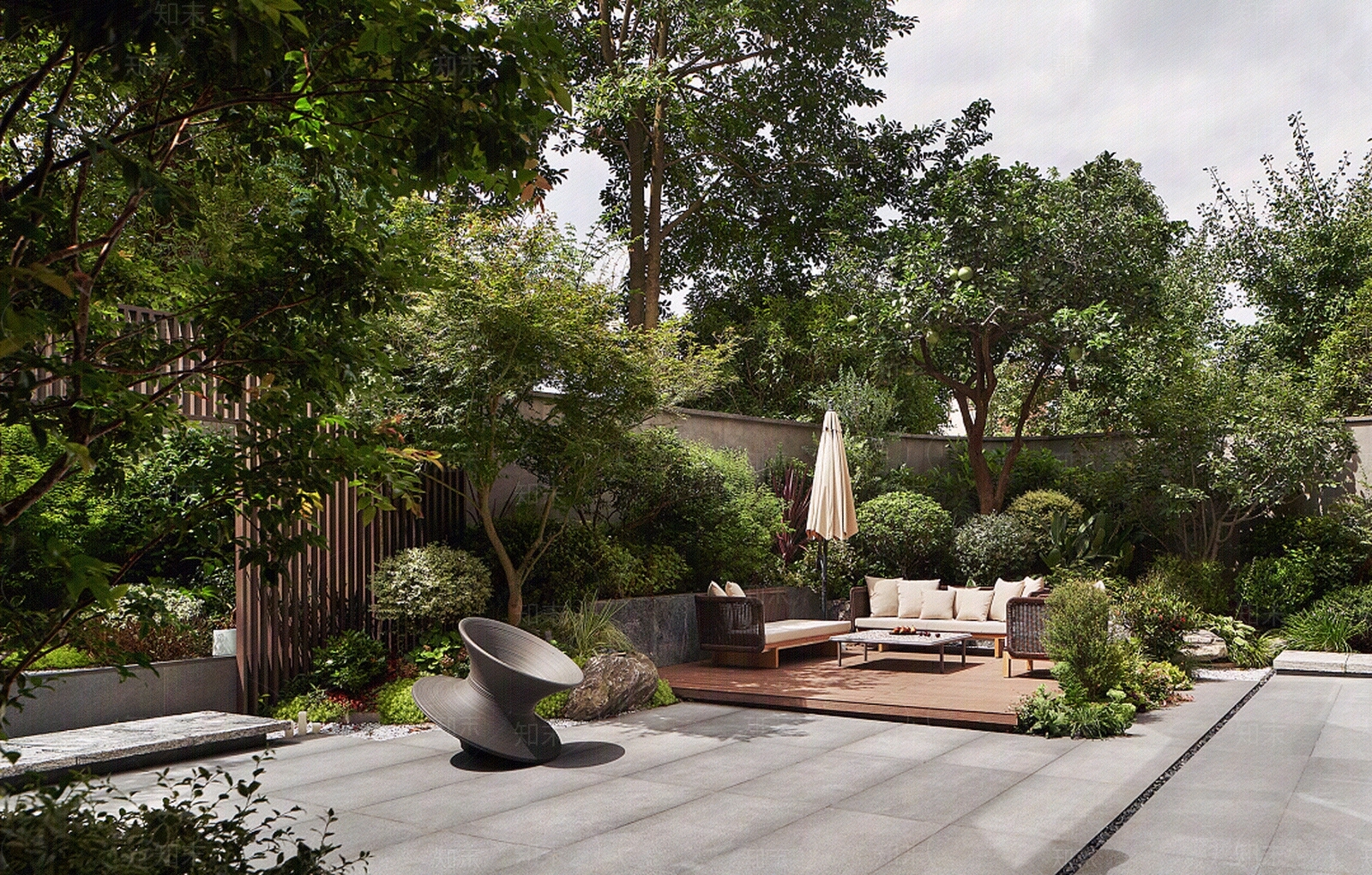 庭院外景贴图下载【ID:1155452116】