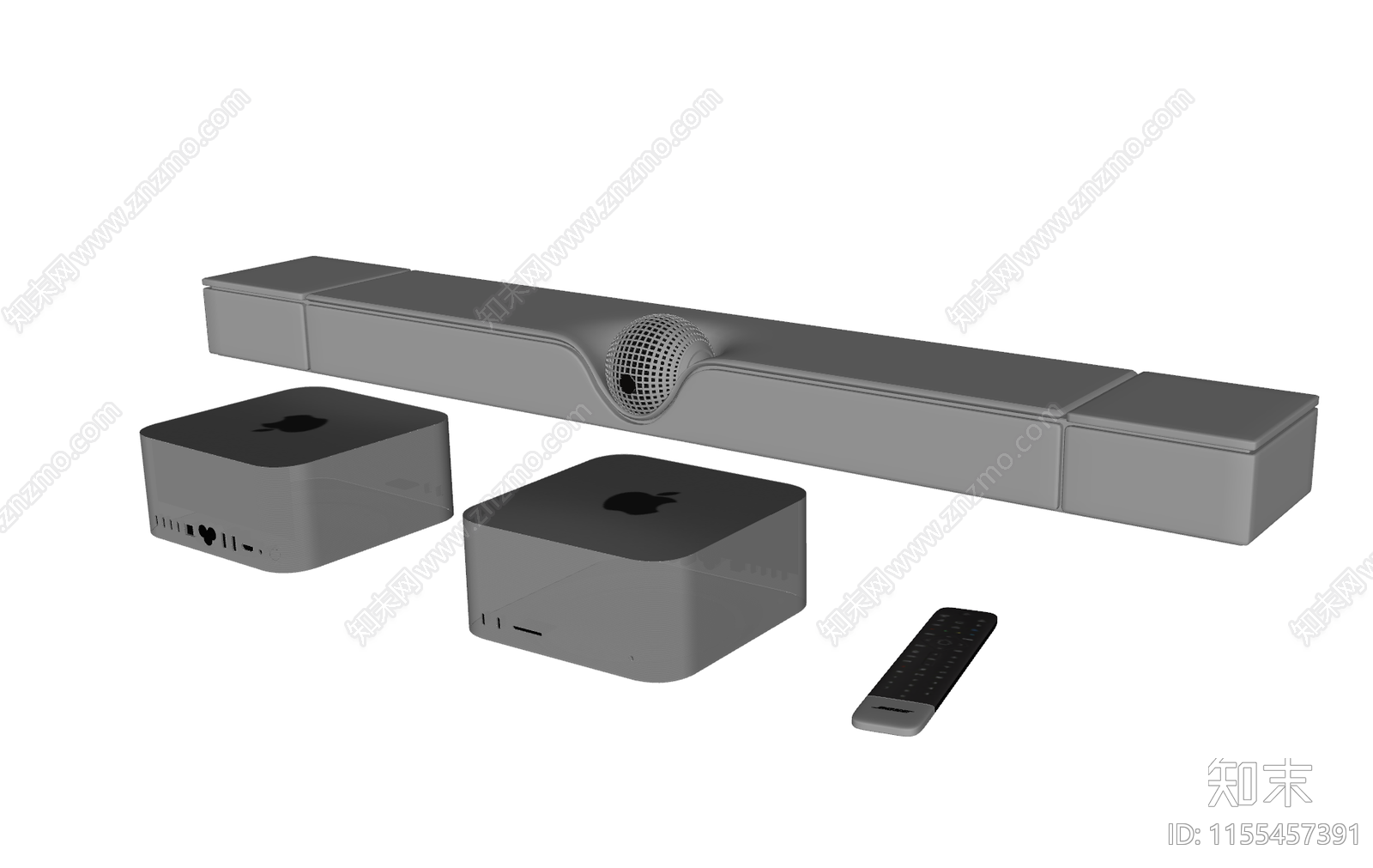 苹果音响SU模型下载【ID:1155457391】