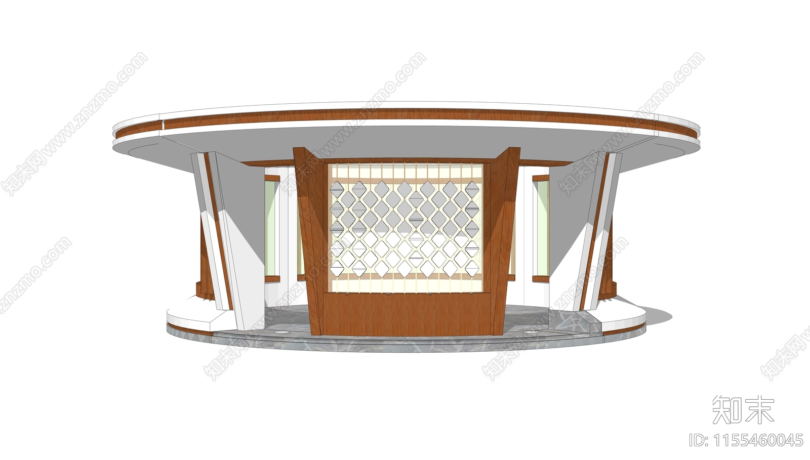 现代景观工作驿站SU模型下载【ID:1155460045】