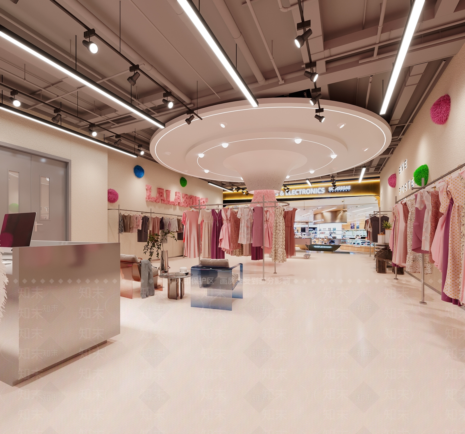 现代商场3D模型下载【ID:1214342452】
