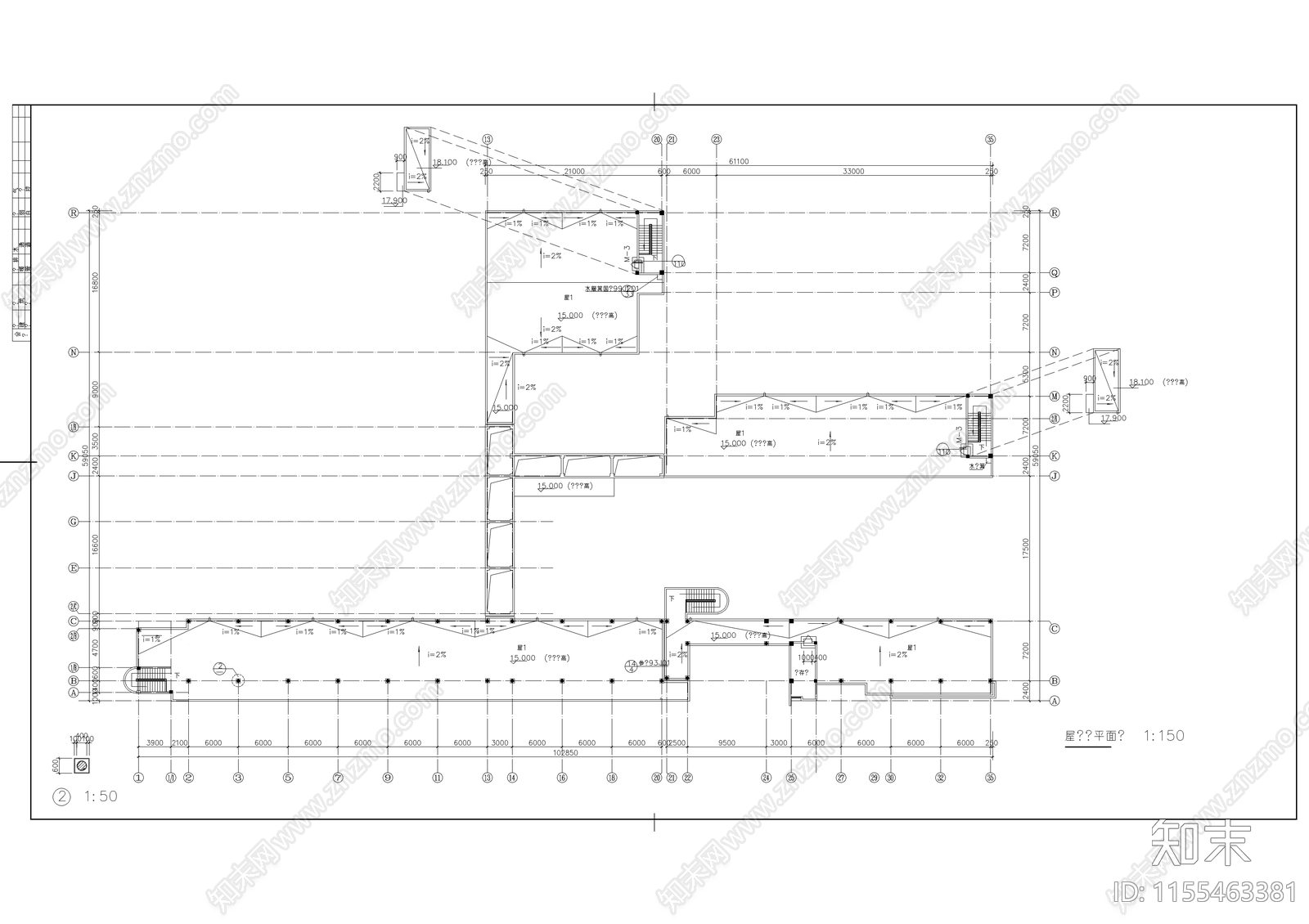 某学校综合楼cad施工图下载【ID:1155463381】