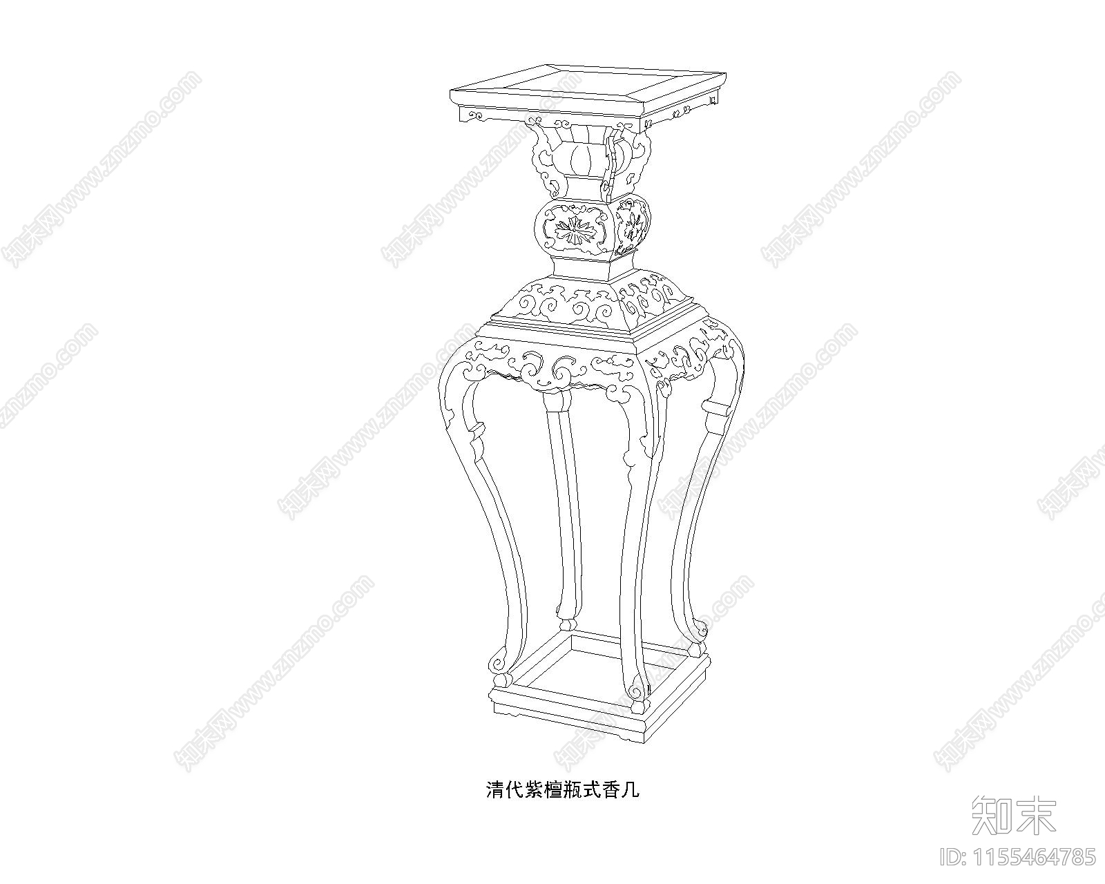明清家具几类cad施工图下载【ID:1155464785】