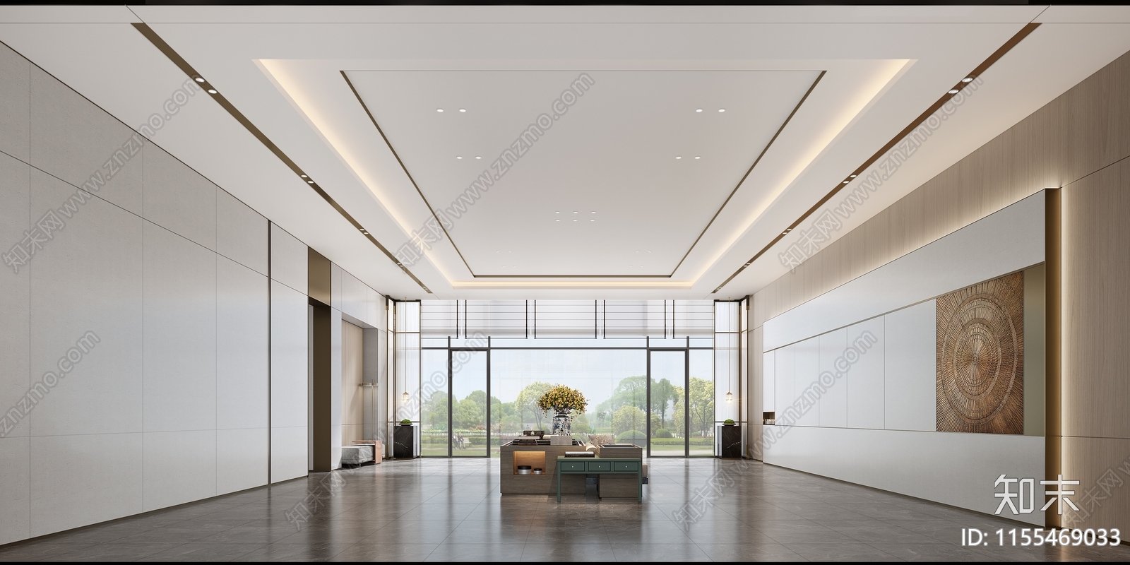 社区大堂cad施工图下载【ID:1155469033】
