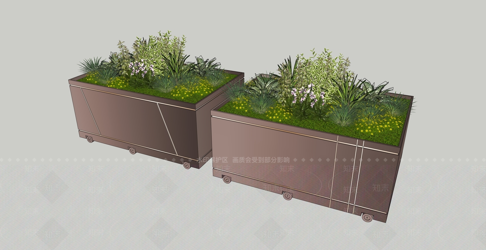 花箱SU模型下载【ID:1155480249】