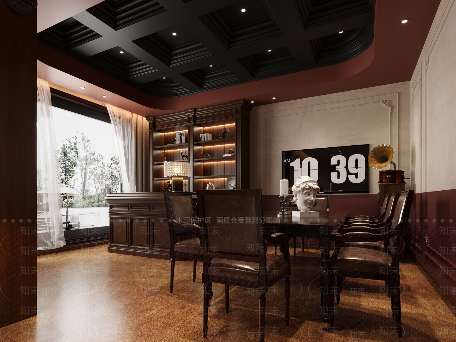 美式酒吧3D模型下载【ID:1214343165】