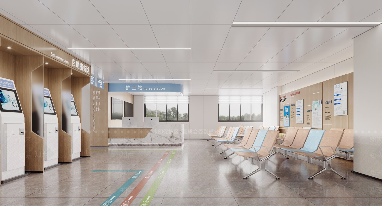 现代医院3D模型下载【ID:1155501360】