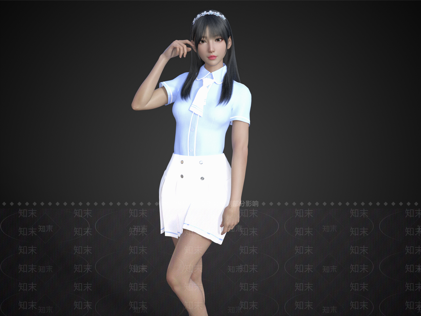 JK御姐SU模型下载【ID:1155506507】