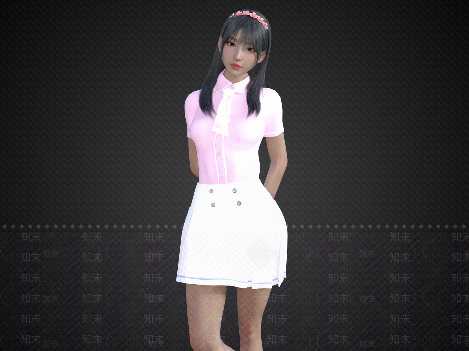 JK御姐SU模型下载【ID:1155507147】
