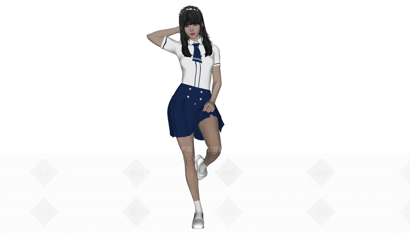 JK御姐SU模型下载【ID:1155508180】