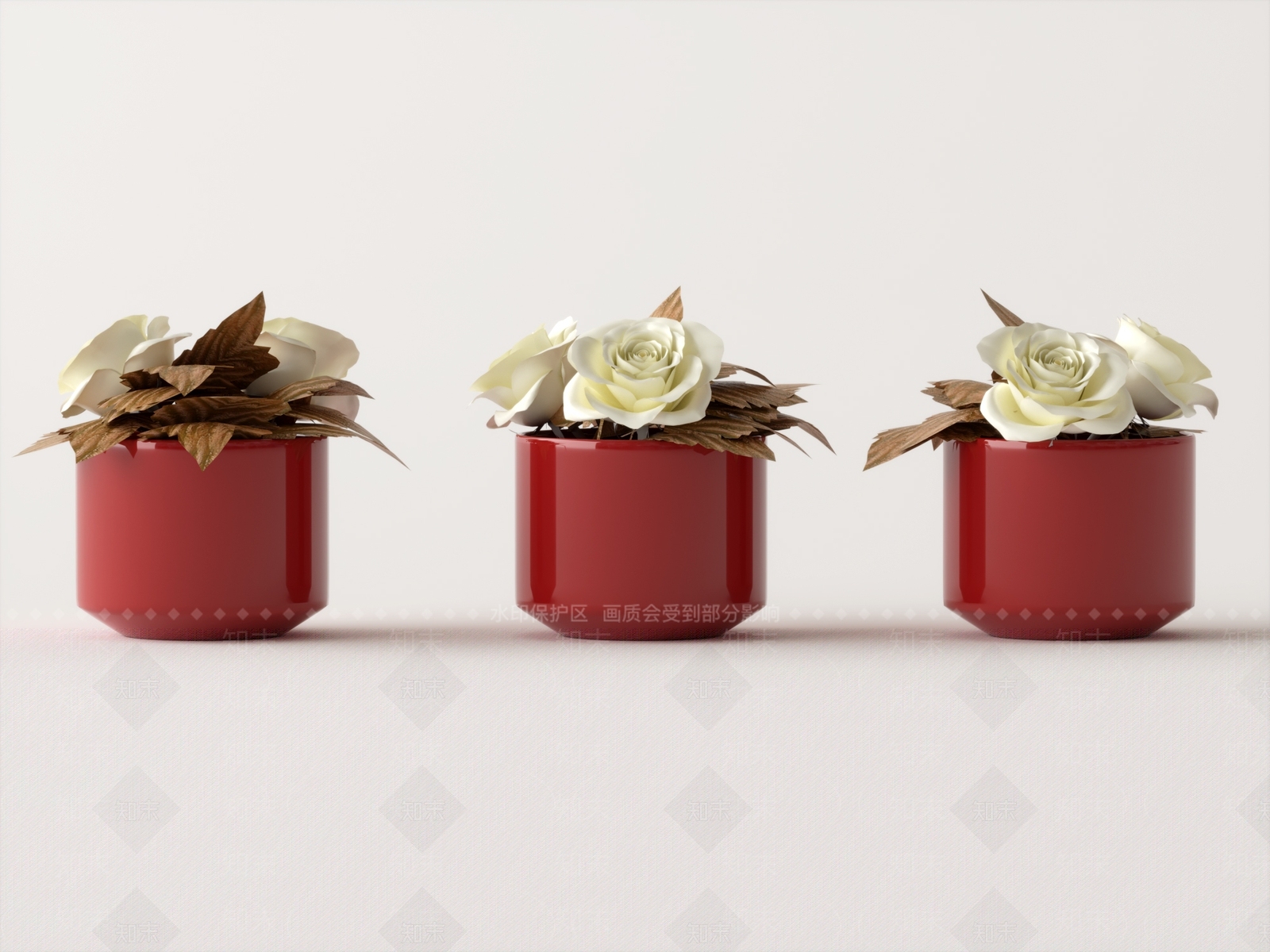 绿植花卉盆栽3D模型下载【ID:1155531489】