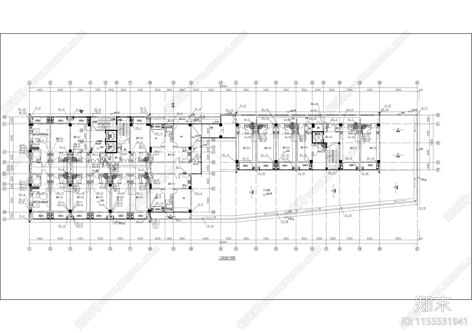 智慧果食品产业园新建工程cad施工图下载【ID:1155531941】