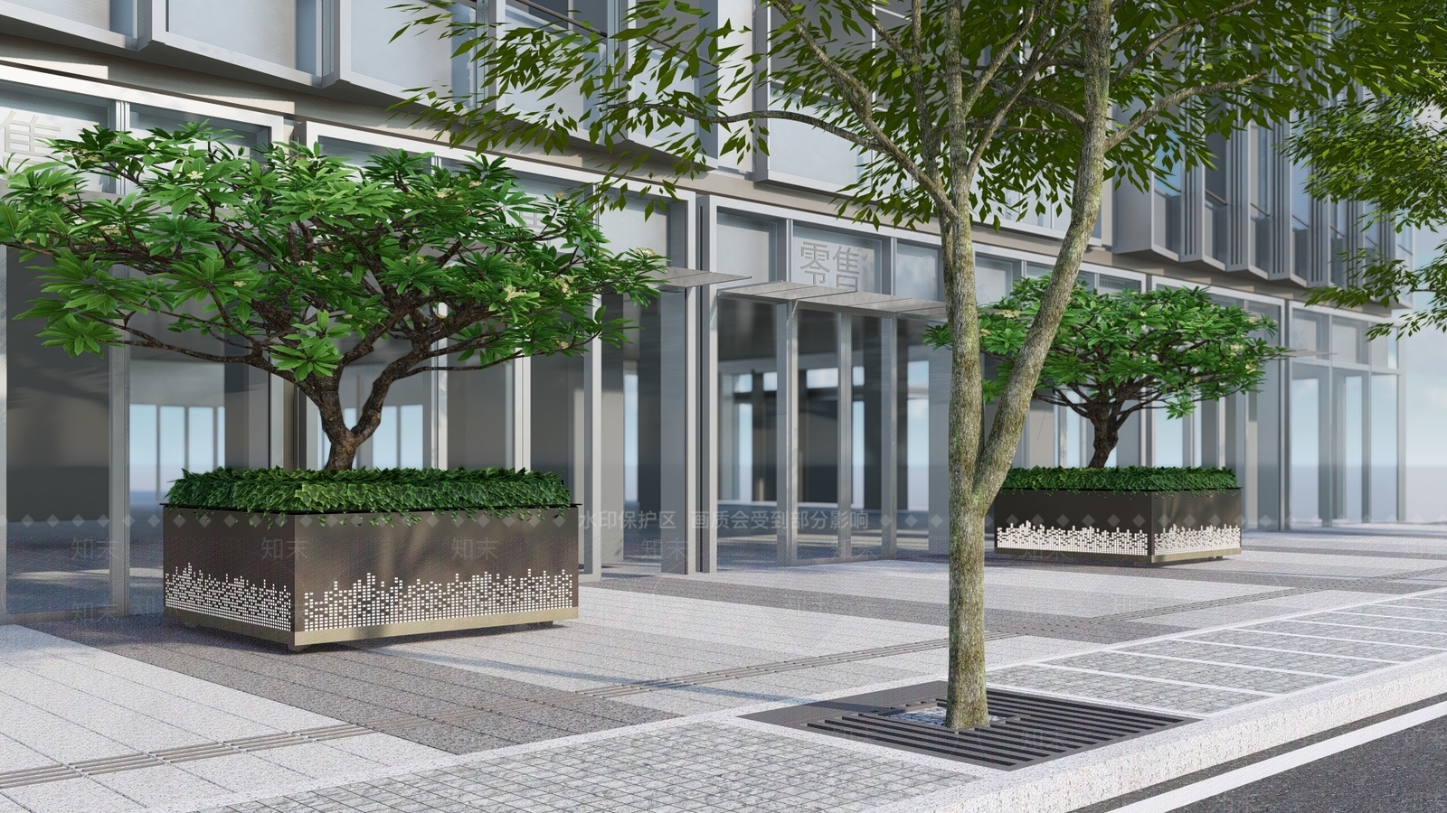 树池SU模型下载【ID:1155538365】