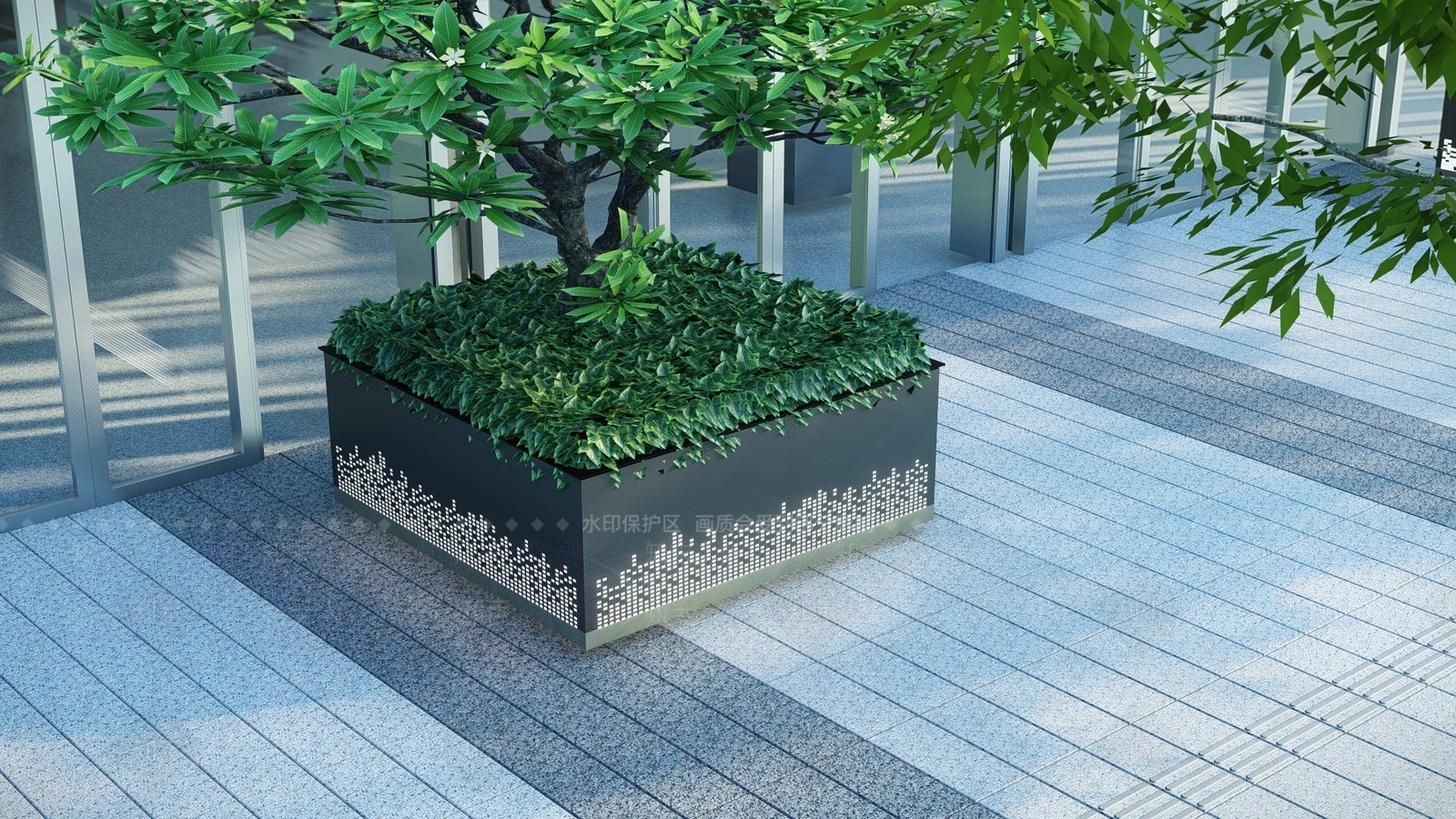 树池SU模型下载【ID:1155538365】