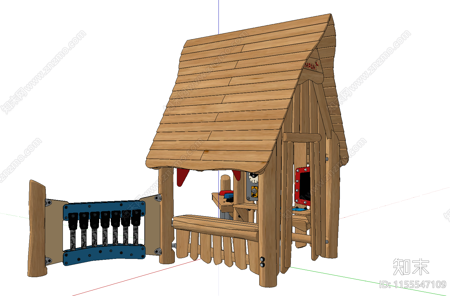 儿童游乐设施SU模型下载【ID:1155547109】