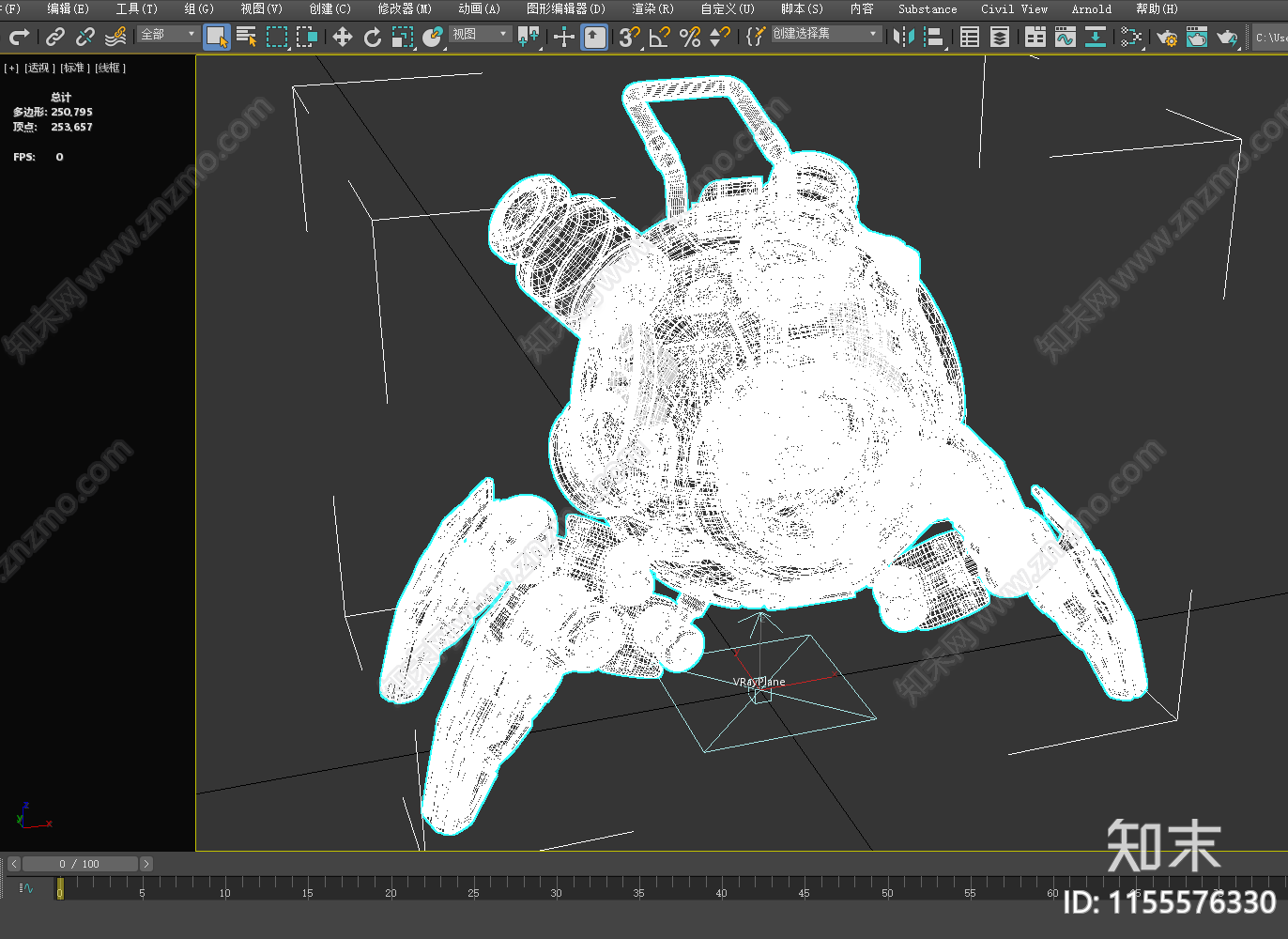 现代机蜘蛛3D模型下载【ID:1155576330】