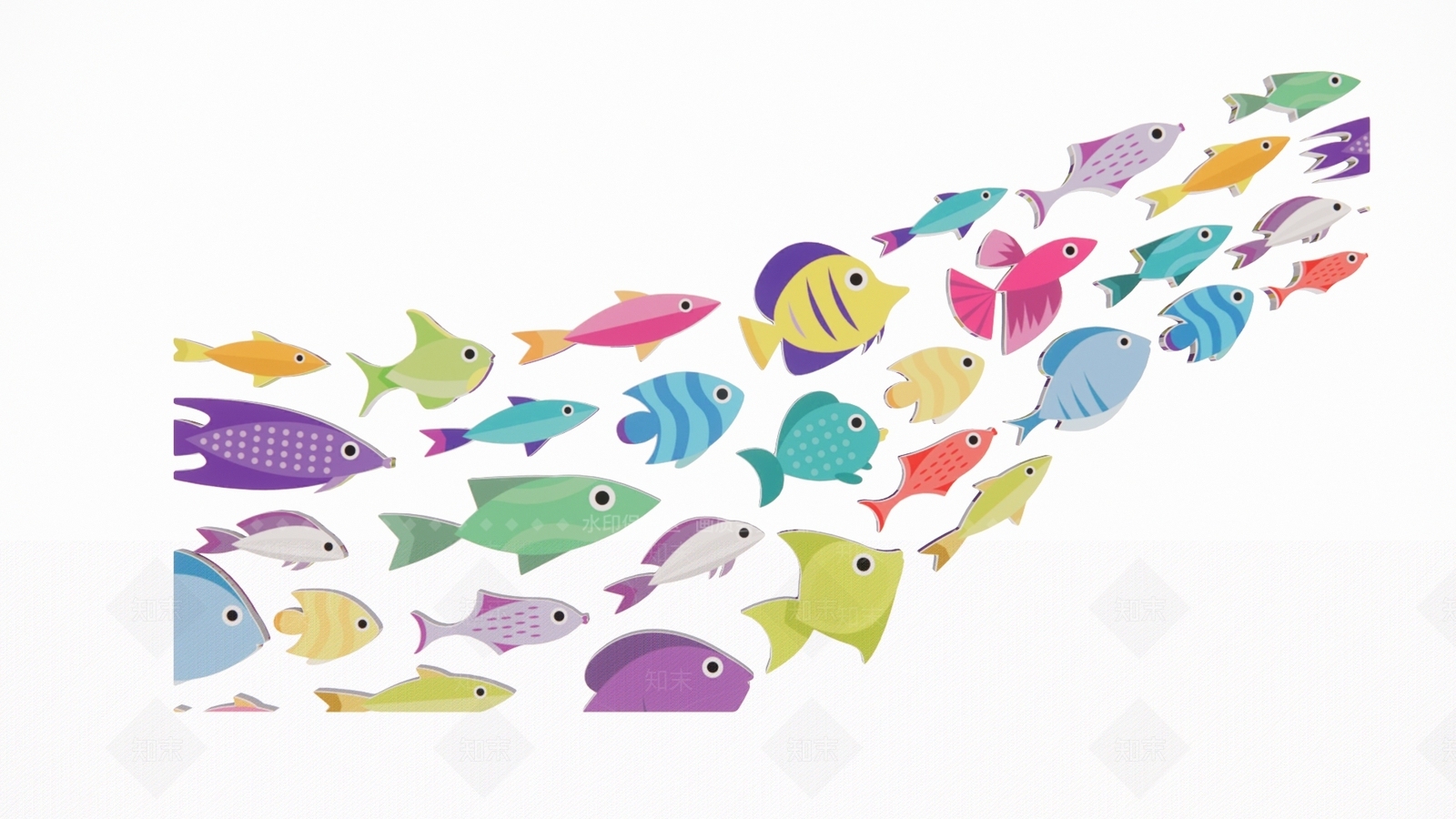 2D现代海洋鱼类热带鱼观赏鱼海底世界剪影SU模型下载【ID:1155580590】