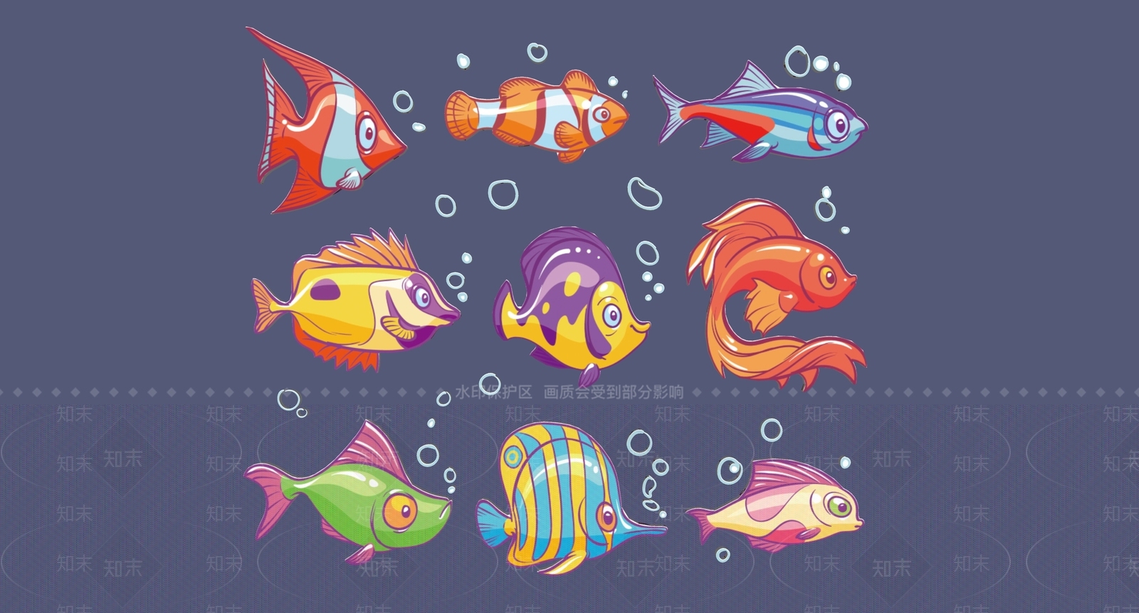 2D现代海洋鱼类热带鱼观赏鱼海底世界剪影SU模型下载【ID:1155580622】