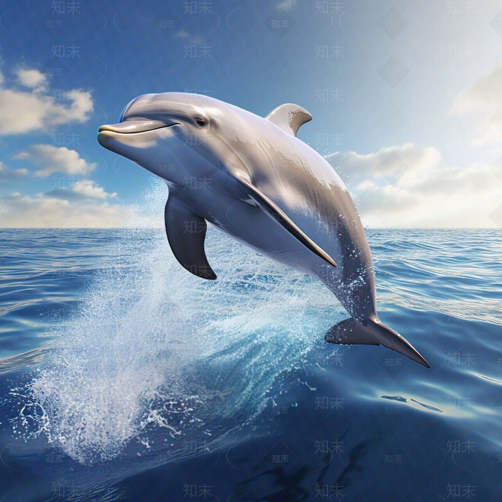 海豚海洋壁纸贴图下载【ID:1155584154】