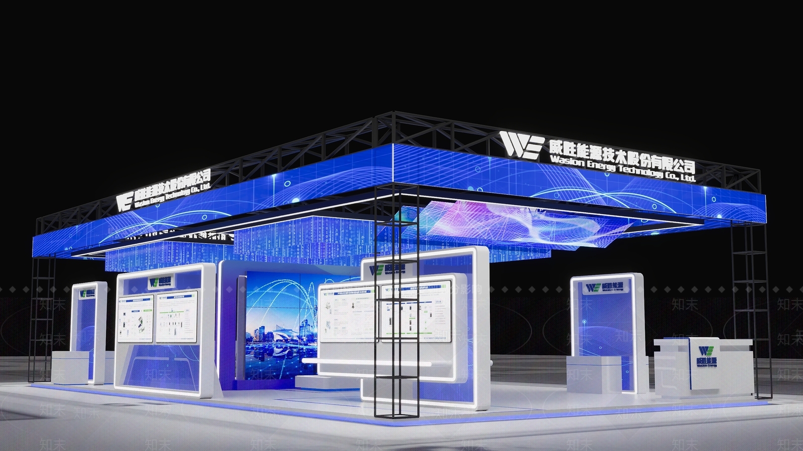 现代展台3D模型下载【ID:1155587596】