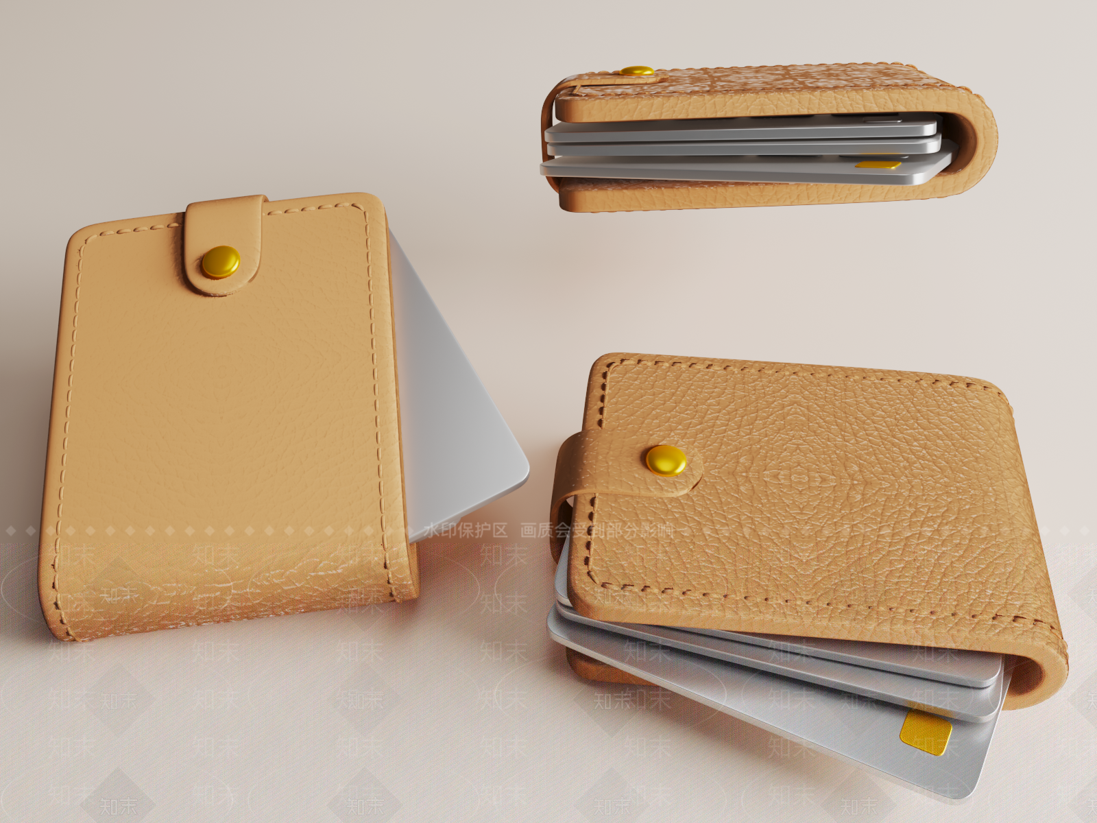 钱包3D模型下载【ID:1155593528】