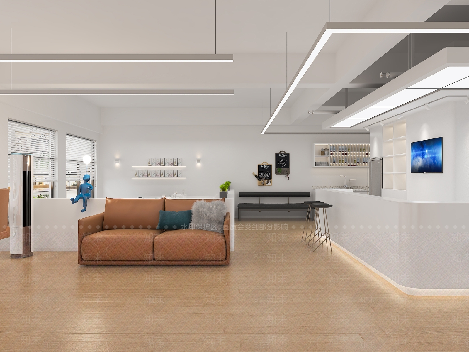现代美发店3D模型下载【ID:1155614465】