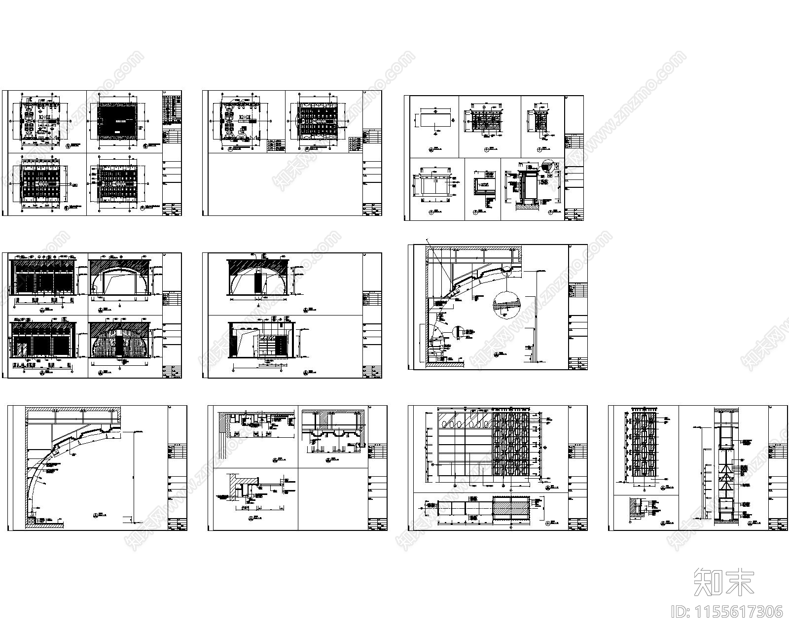 高档网吧CADcad施工图下载【ID:1155617306】