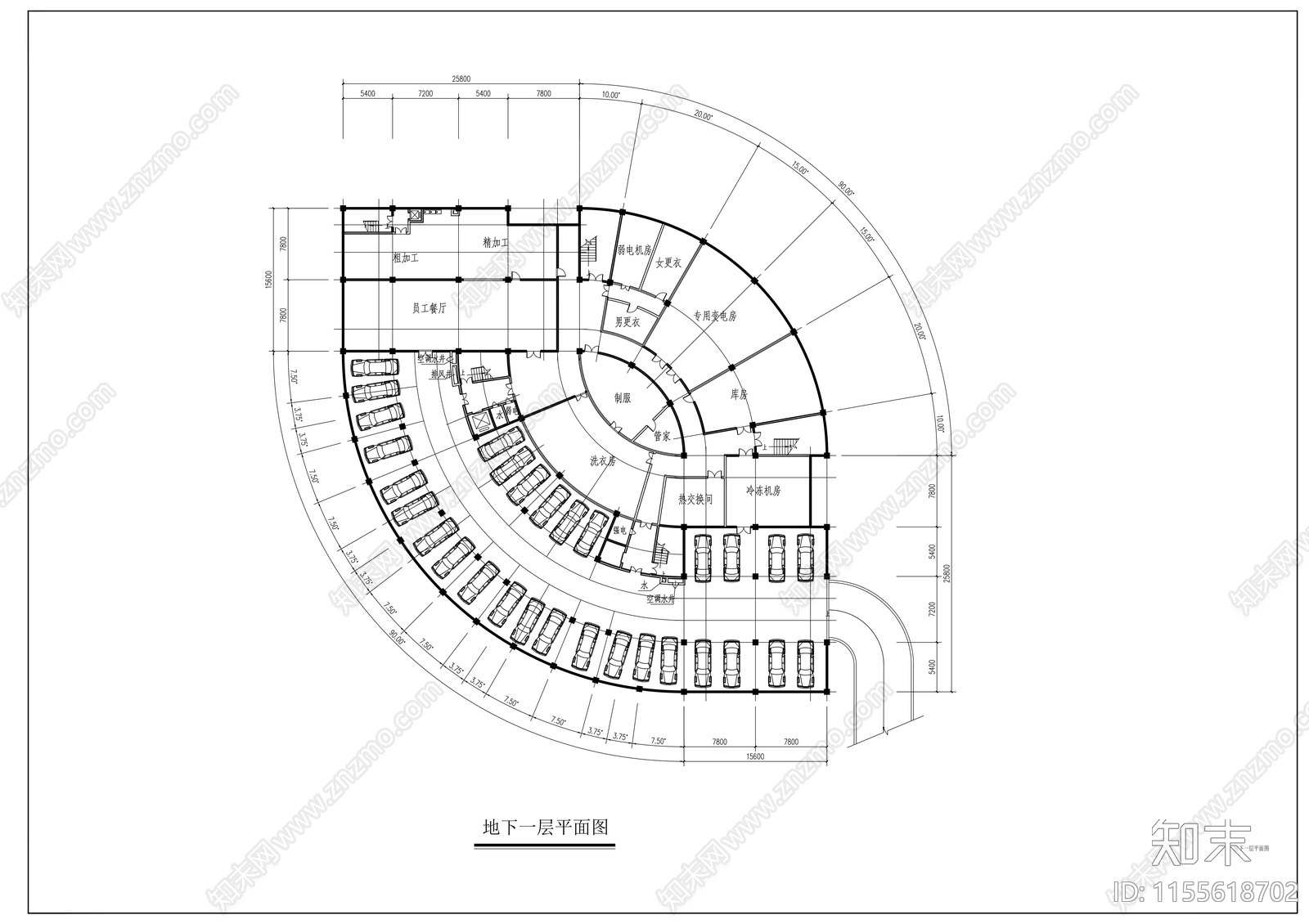 大学星级会馆建筑方案图cad施工图下载【ID:1155618702】