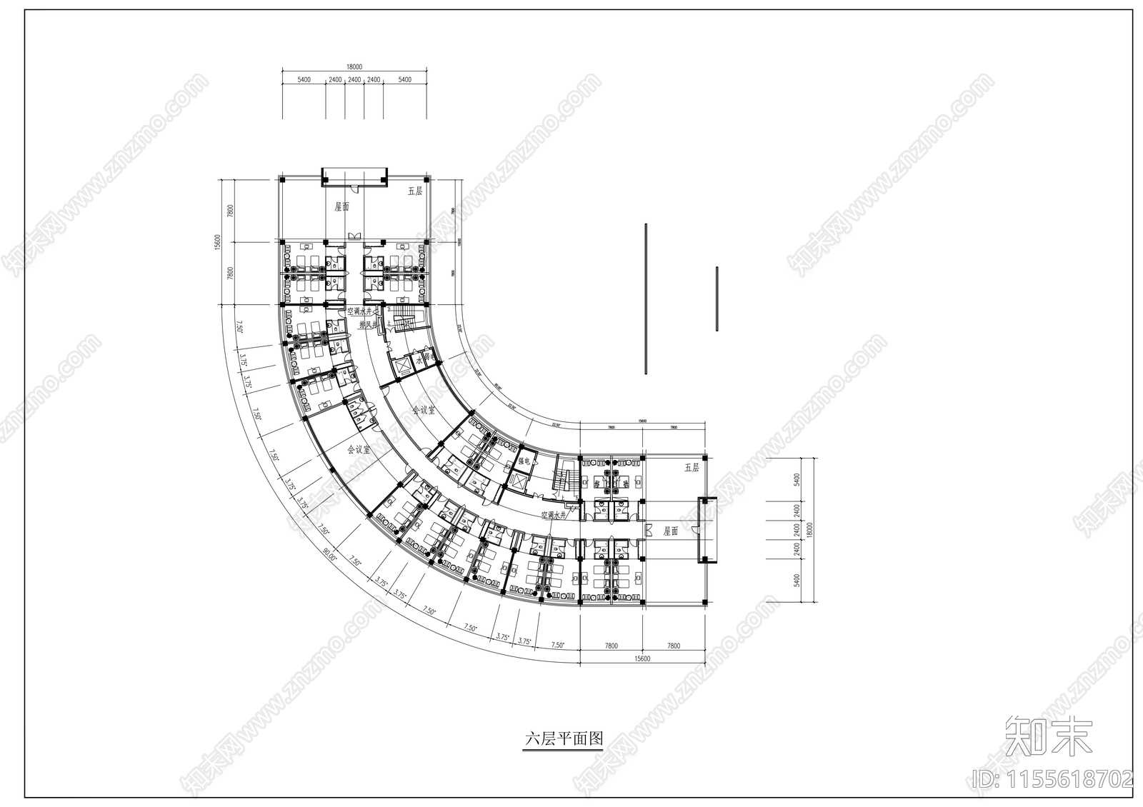 大学星级会馆建筑方案图cad施工图下载【ID:1155618702】