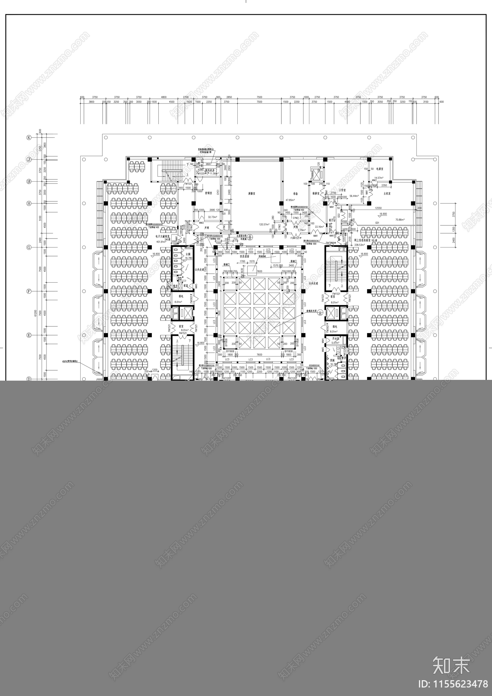 师范学校cad施工图下载【ID:1155623478】