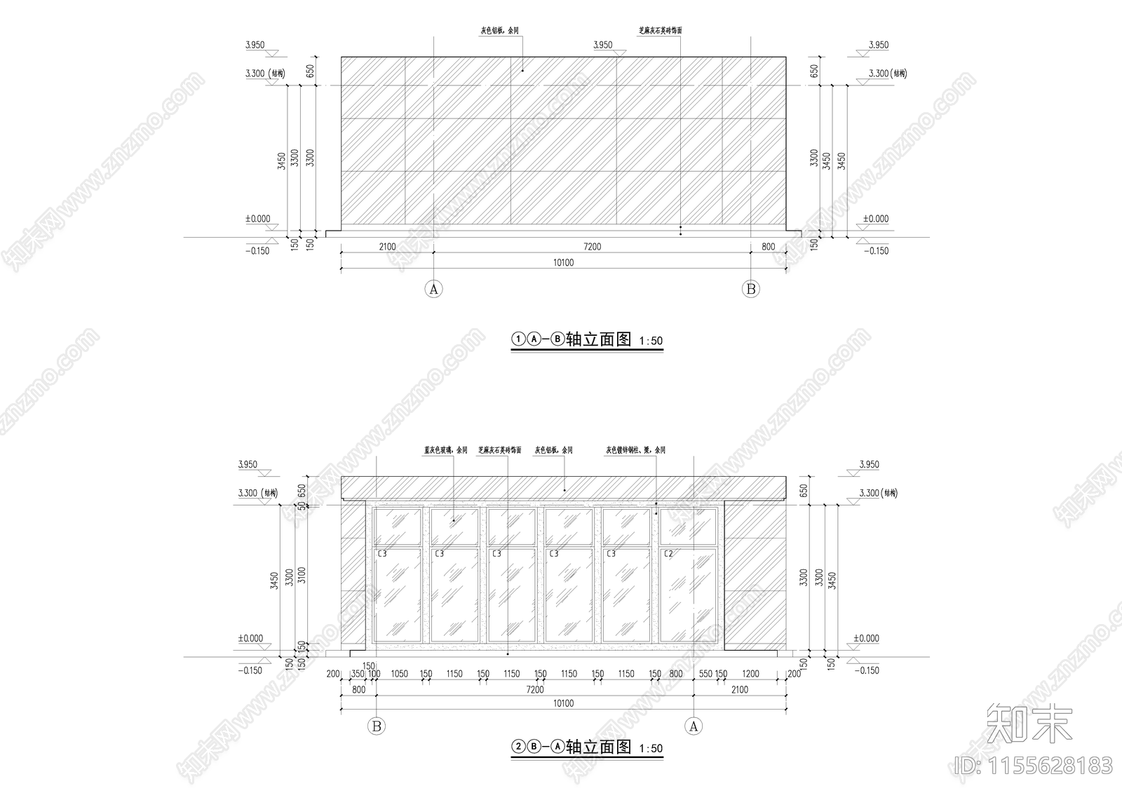 公共厕所cad施工图下载【ID:1155628183】