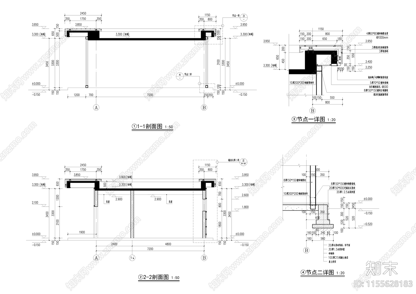 公共厕所cad施工图下载【ID:1155628183】