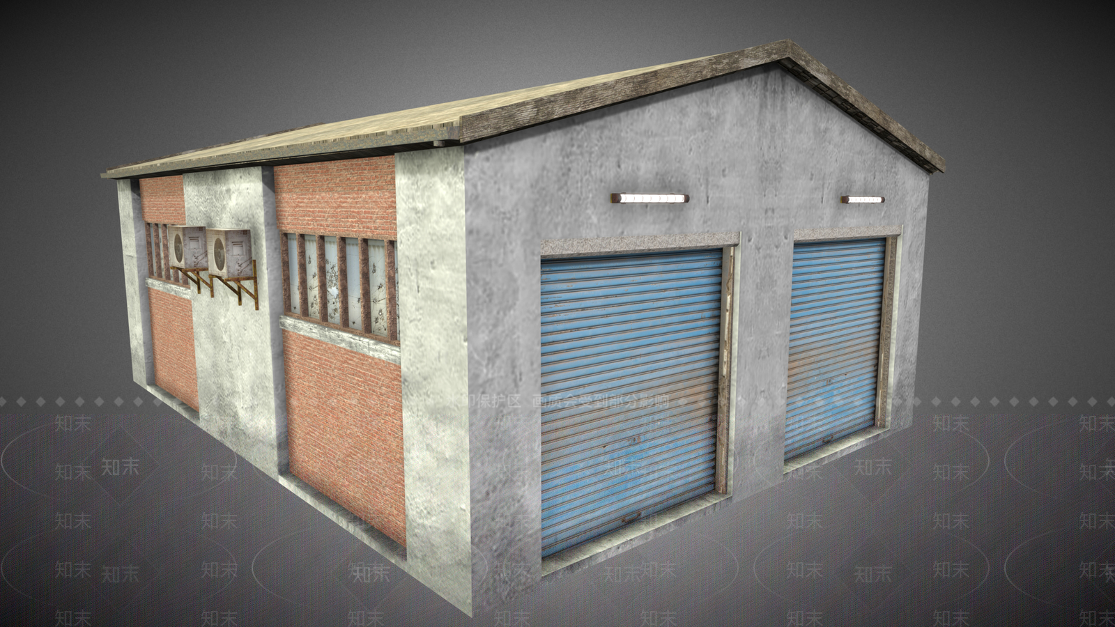 工业风厂房3D模型下载【ID:1155630000】