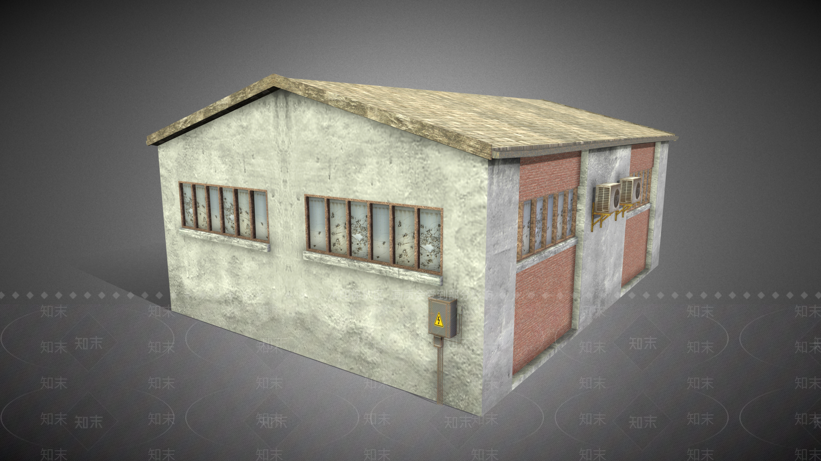 工业风厂房3D模型下载【ID:1155630000】