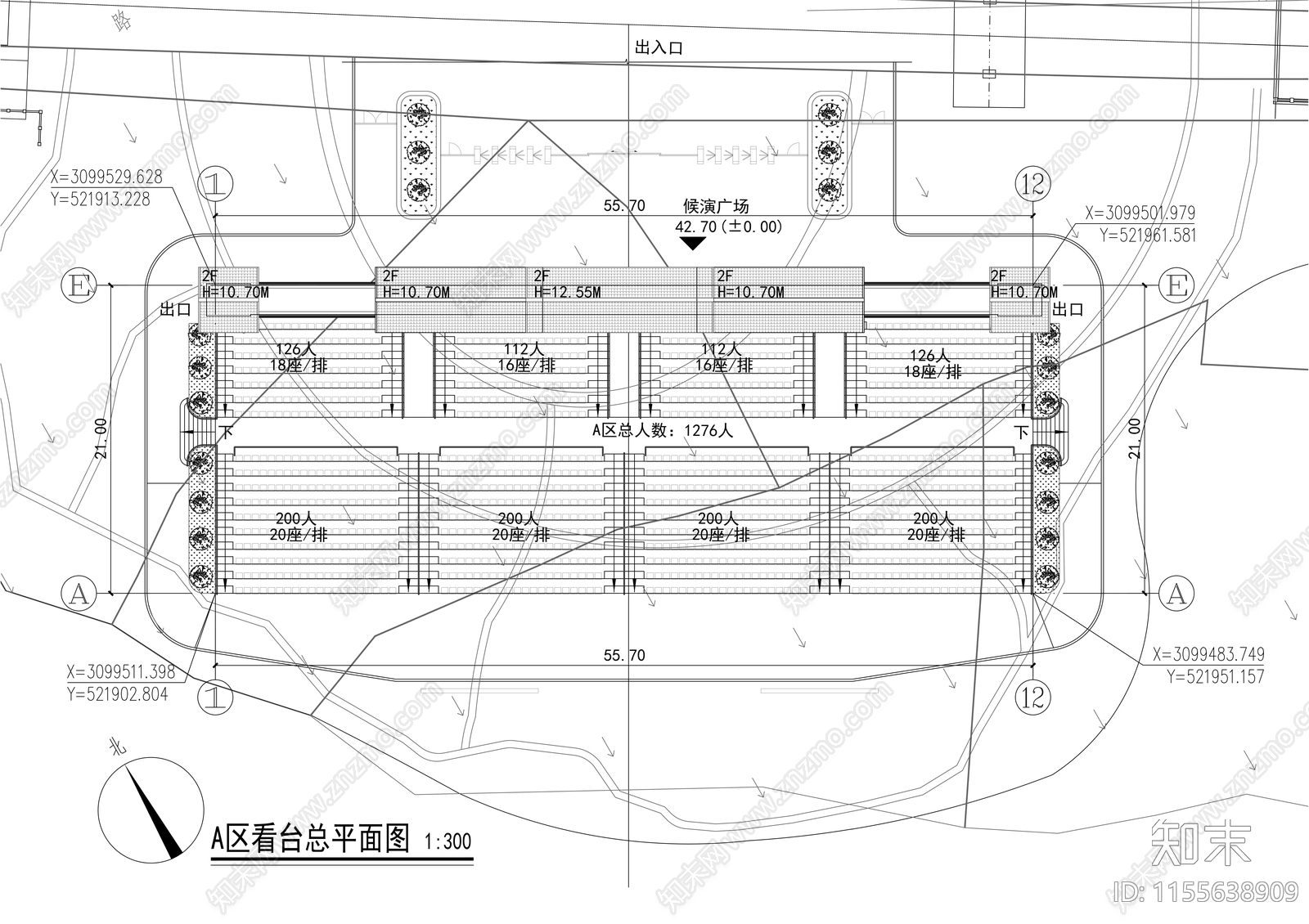 文化融合示范园Acad施工图下载【ID:1155638909】